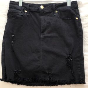 GOOD AMERICAN JEAN SKIRT